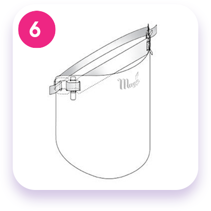 Face Shield at Work Minimum 5 Pieces Limit Time