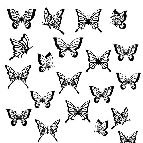 Tsumekira Butterfly Black NN-BUT-102