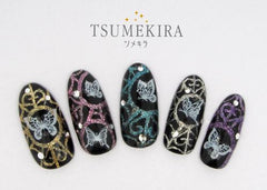 Tsumekira Butterfly White NN-BUT-101