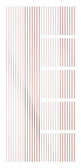 Tsumekira Pin Stripe Rose Gold SG-PIN-205