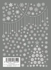 Tsumekira Snow Crystal 3 White NN-YUK-301 [Seasonal]