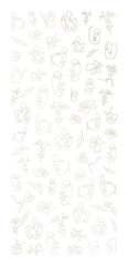 Tsumekira SANZOU Product 1 One Stroke Writing White Gold SG-SNZ-105