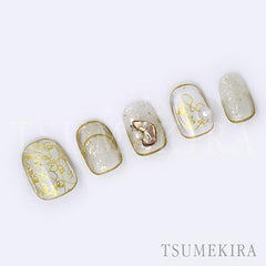 Tsumekira SANZOU Product 1 One Stroke Writing Matte Gold SG-SNZ-106