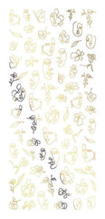 Tsumekira SANZOU Product 1 One Stroke Writing Matte Gold SG-SNZ-106