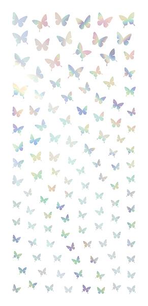 Tsumekira Butterfly Silhouette Aurora SG-BSA-102