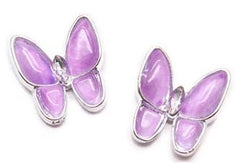 Nail Labo Butterfly Jewelry Purple (12x13mm) 2pcs