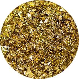 Nail Labo Foil Flakes Gold