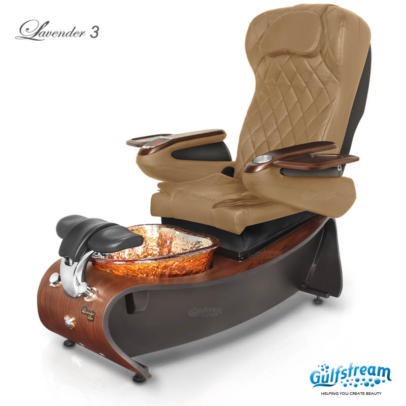 Lavender 3 Pedicure Spa Chair Gulfstream