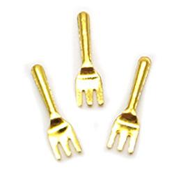 Nail Labo Metal Parts Mini Fork Gold