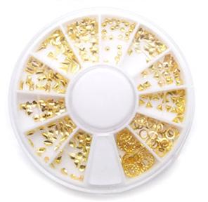 Nail Labo Metal Parts Set Gold