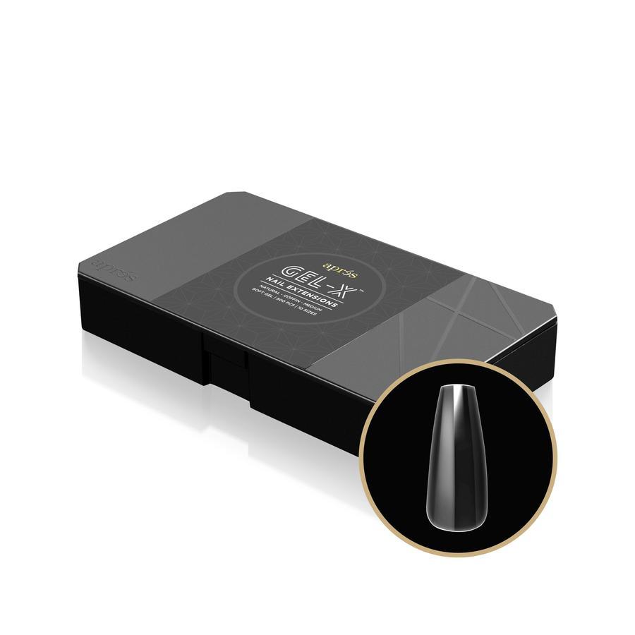 Aprés Gel-X Tips - Natural Coffin Medium [500pcs]