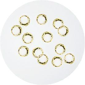 NLS Metal Circle Rope Gold (5mm) 10pcs