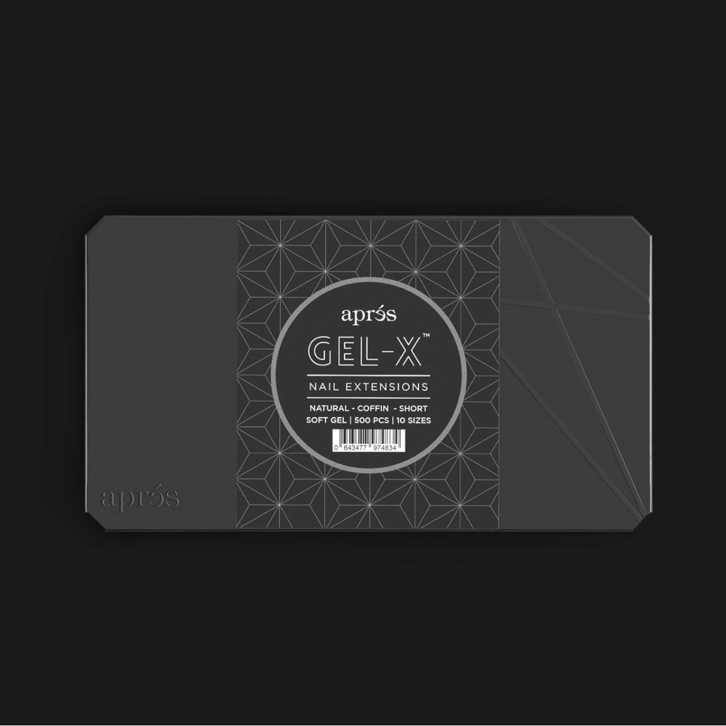 aprés Gel-X Tips - Natural Coffin Short [500pcs]