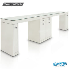VIENNA DOUBLE NAIL TABLE Gulfstream Call ONLY 951-213-1122