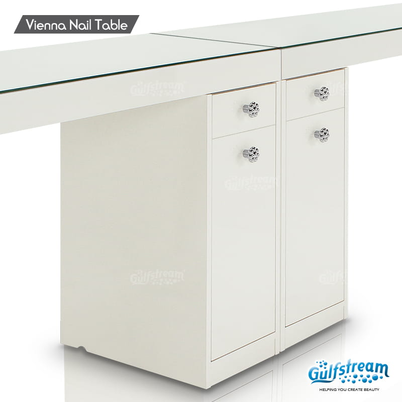 VIENNA DOUBLE NAIL TABLE Gulfstream Call ONLY 951-213-1122
