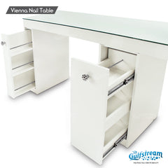 VIENNA DOUBLE NAIL TABLE Gulfstream Call ONLY 951-213-1122