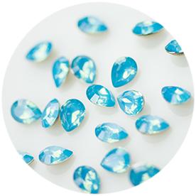Nail Labo Fairy Stone V Cut Tear AQUAMARINE OPAL [While Supplies Last]