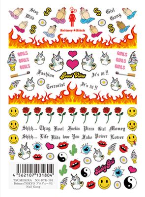 Tsumekira Britney TOKYO Product 1 Nail Gang NN-BTK-101