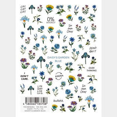 Tsumekira DAISY Product 5 DAISY'S GARDEN BLUE NN-DAI-105