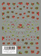 Tsumekira Poinsettia 2 NN-POS-201 [Seasonal]