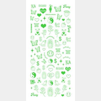 Tsumekira BritneyTOKYO Product 8 Carnival Neon Green SG-BTK-123 [NEW]